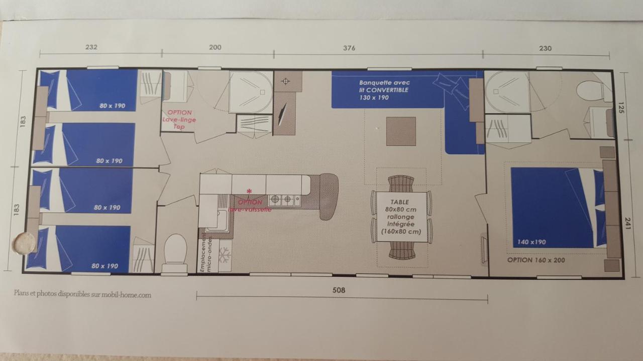 Agreable Mobilhome 6 - 8 Places Saint-Brévin-les-Pins Ngoại thất bức ảnh